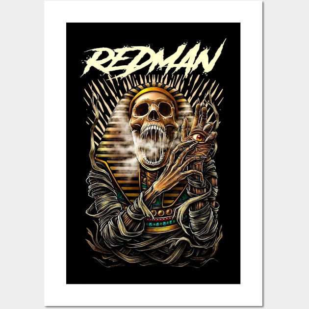 REDMAN BAND MERCHANDISE Wall Art by jn.anime